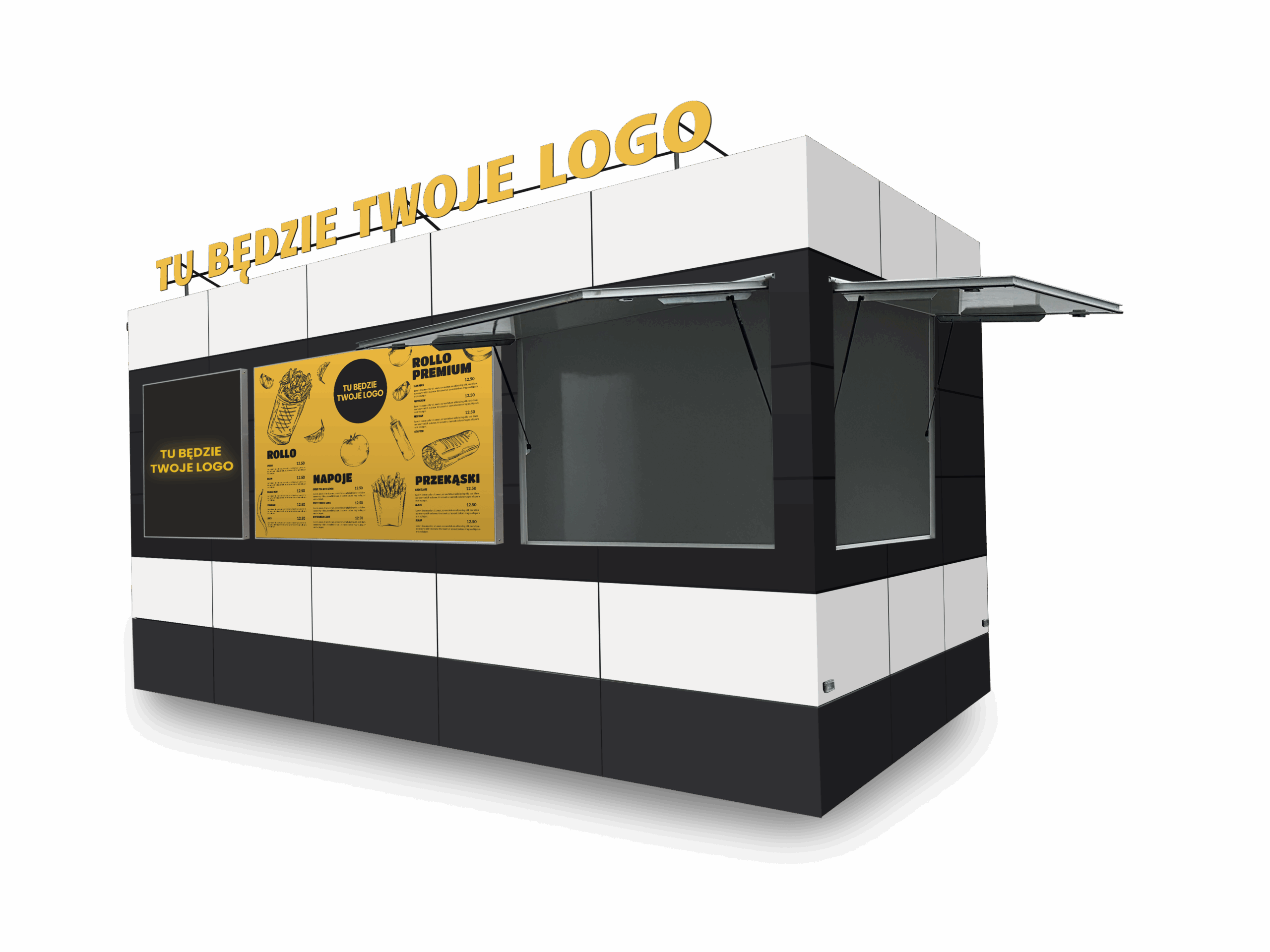 Przyczepa na wynajem — wariant Biała